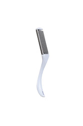 An image illustration of  Stainless steel rasp with a curved handle from Gena isolated in white background